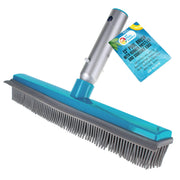 U.S. Pool Supply front view of 13-inch brush head showing wide cleaning face and benefit of full coverage