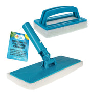 U.S. Pool Supply front view of brush kit showing both tools and packaging benefit versatility