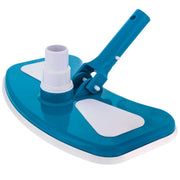 U.S. Pool Supply front view of vacuum head showing full cleaning surface and bumpers
