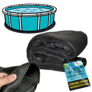 U.S. Pool Supply front packaging showing heavy-duty pad, protecting liners