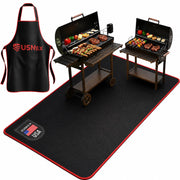 USNEX grill mat front view protecting deck and catching sparks