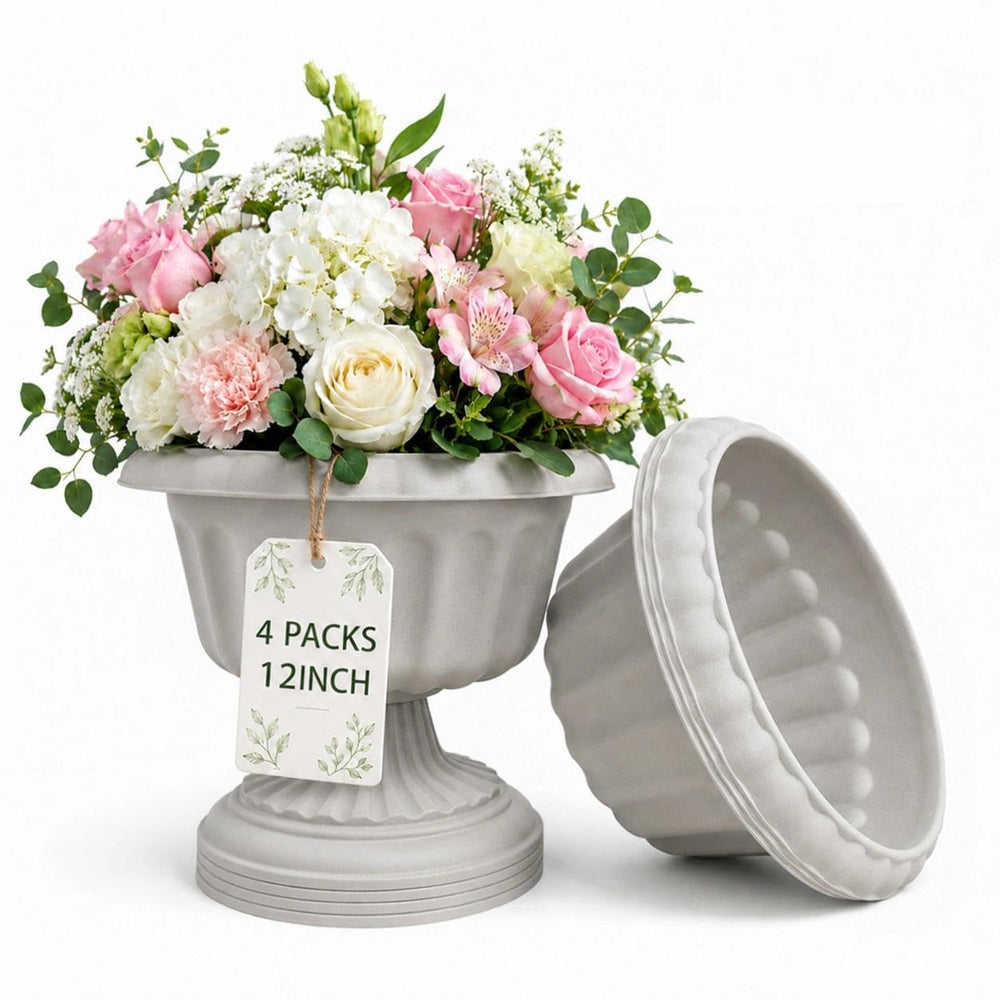 Usocik front view urn planter showing classic shape and versatile styling
