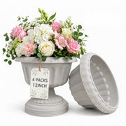 Usocik front view urn planter showing classic shape and versatile styling