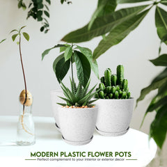 Utopia Home grouped planters displaying five sizes for plant variety