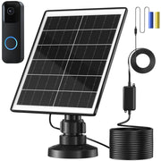 UYODM front view panel mounted showing clean solar surface and steady charging