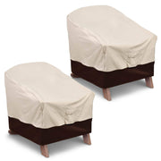 Vailge front view cover protecting Adirondack chair and patio furniture