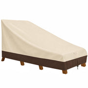 Vailge front view of chaise lounge cover showing full protection and weather resistance