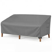 Vailge front view of 3-seater sofa cover showing full protection benefit