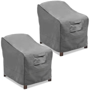 Vailge front view of covered armchair showing full protection and neat fit
