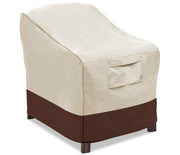 Vailge front view of cover shielding chair with waterproof protection