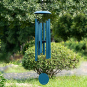 Vanquer front view showing blue gloss finish and balanced chime for calming ambience