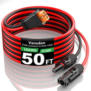 Vansdon front XT60i connector showing secure fit and safety