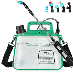 VASG front view of 2-gallon foldable tank showing portability and easy monitoring