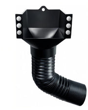 VattaFrast front profile on grill showing clean pellet transfer benefit