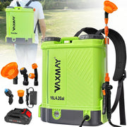 VAXMAY front view showing 4-gallon tank and user-friendly layout for fast setup