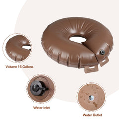Vego garden closeup of PVC material highlighting puncture-resistant durability