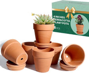 vensovo front view six pots neatly arranged, shows clean shape and ready-to-use