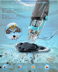 VERVEWAVE triangular brush head close-up demonstrating wide coverage and efficient scrubbing
