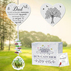 Vetbuosa front view packaging showing memorial suncatcher ready to gift and comfort