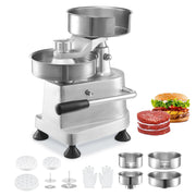 VEVOR front view of burger press showing sturdy build and easy access
