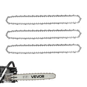 VEVOR chainsaw chain front view showing fit and ready-to-install benefit