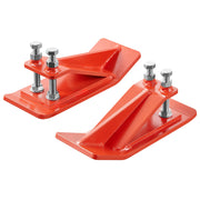 VEVOR front view of bucket protector showing sturdy edge guard and orange visibility benefit