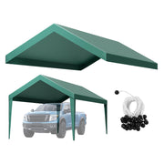 VEVOR front view dark green canopy protecting vehicles