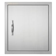 VEVOR front view of access door showing sleek stainless finish and secure fit
