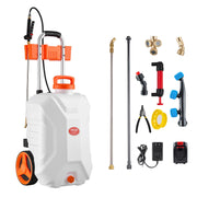 VEVOR wheeled sprayer front view showing mobility and large tank for efficient spraying