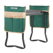 VEVOR front view showing kneeler and seat with stable base benefit