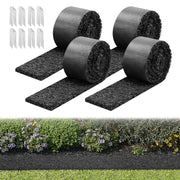 VEVOR front view of mulch roll showing neat border and durable finish