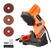 VEVOR front view showing full bench sharpener and stable base for precise work