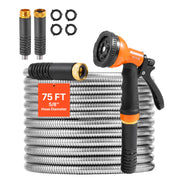 VEVOR stainless steel hose full-length showing rust-proof benefit