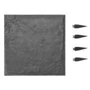 VEVOR front view of stepping stone showing smooth grey surface and modern look