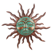VEWOGARDEN front view of 30 inch sun wall decor bright focal point