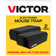 victor front view packaging shows two traps for quick home control