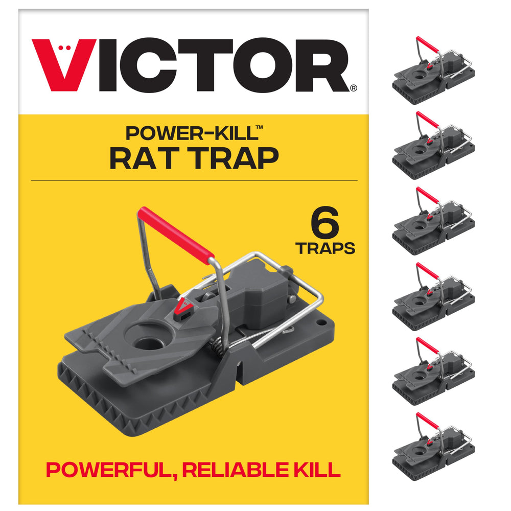 Victor front view showing compact trap and one-click set for quick use
