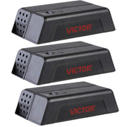 Victor front view of electronic trap shows compact design and instant kill benefit