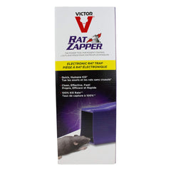 Victor Rat Zapper open kill chamber illustrating contained no-touch disposal benefit