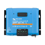 Victron Energy front panel view showing clear display and sturdy casing benefit: easy installation