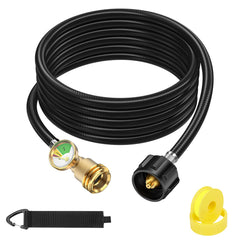 VIEAUBE front connection showing brass ACME fitting and secure seal for reliable connection
