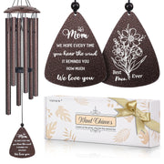 vifoew front view bronze wind chime showing full length and elegant design, perfect gift