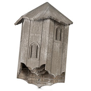 VIREESR castle bat house front view showing decorative profile and large roosting capacity