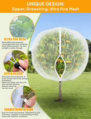 VITI fine mesh texture blocks cicadas while allowing sunlight