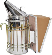 VIVO smoker front view showing nozzle and body, safer hive calming