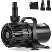 VIVOHOME front view showing compact pond pump and labeling for easy identification