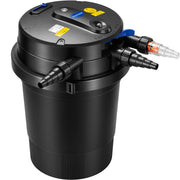 VIVOHOME front view of pressurized bio pond filter showing durable housing and benefits