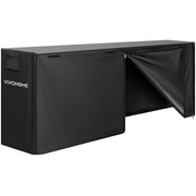 VIVOHOME front view on 8ft rack showing full weather protection