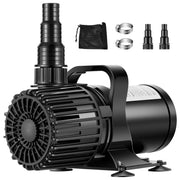 VIVOHOME front view pump showing compact durable housing and easy installation benefit