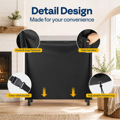 VIVOHOME vent and zipper opening for adjustable airflow